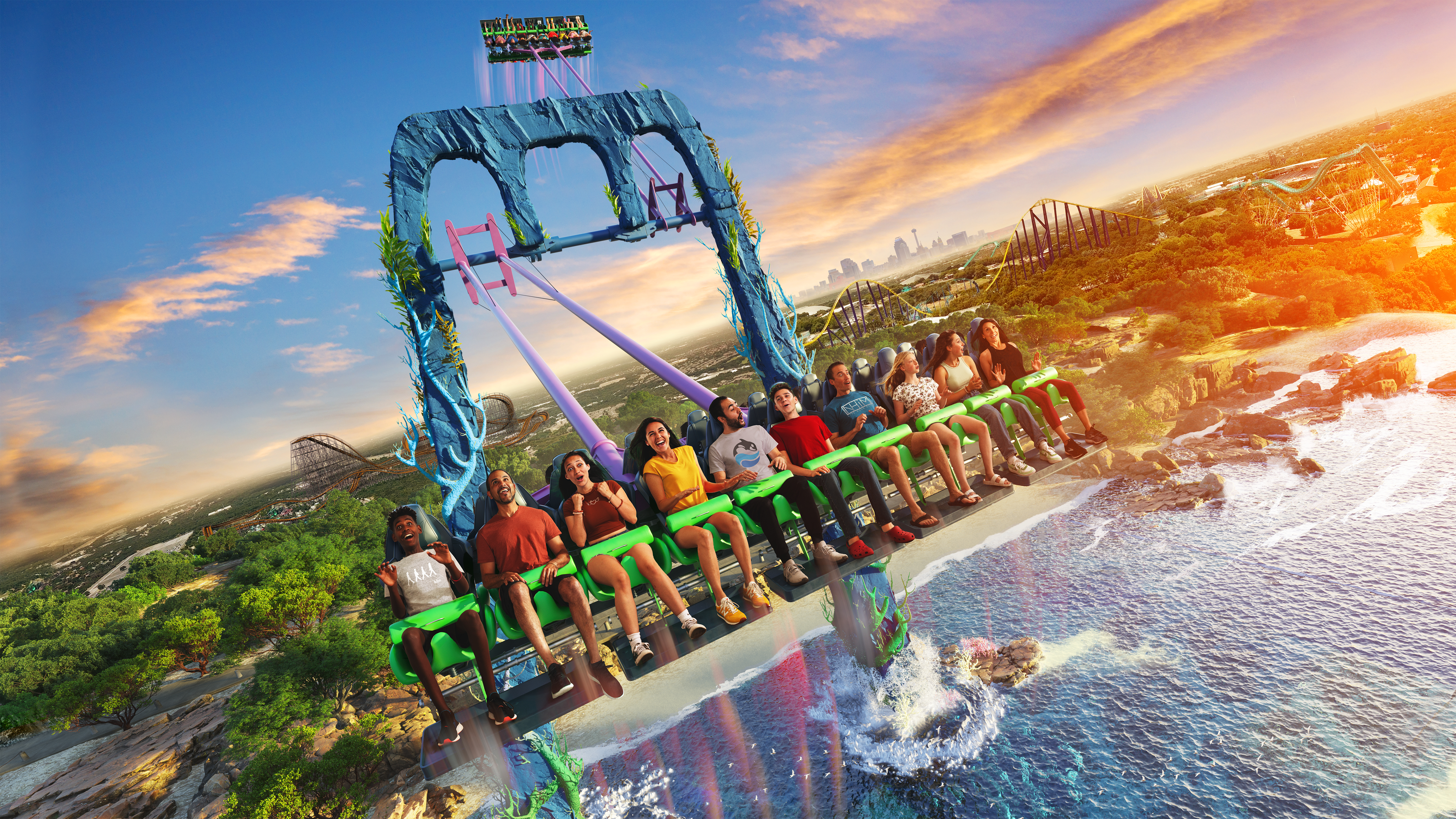 The World's Tallest and Fastest Screaming Swing Ride Opens March