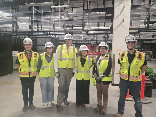 Greater Chamber Staff Tours Venture Data Center Construction Site
