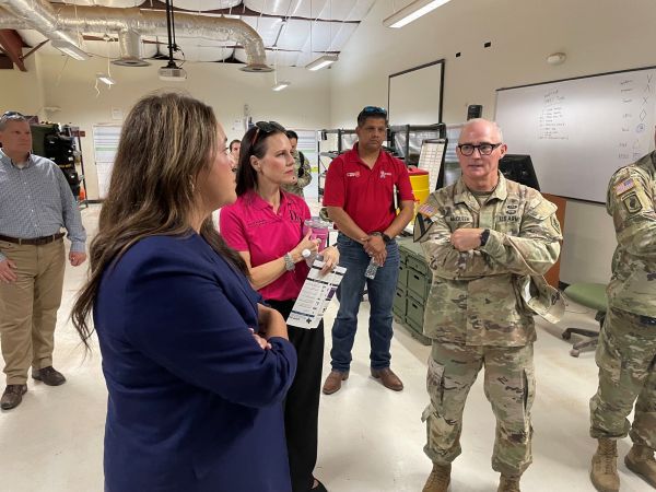 Community Leaders Learn About Military Medical Training at Camp Bullis